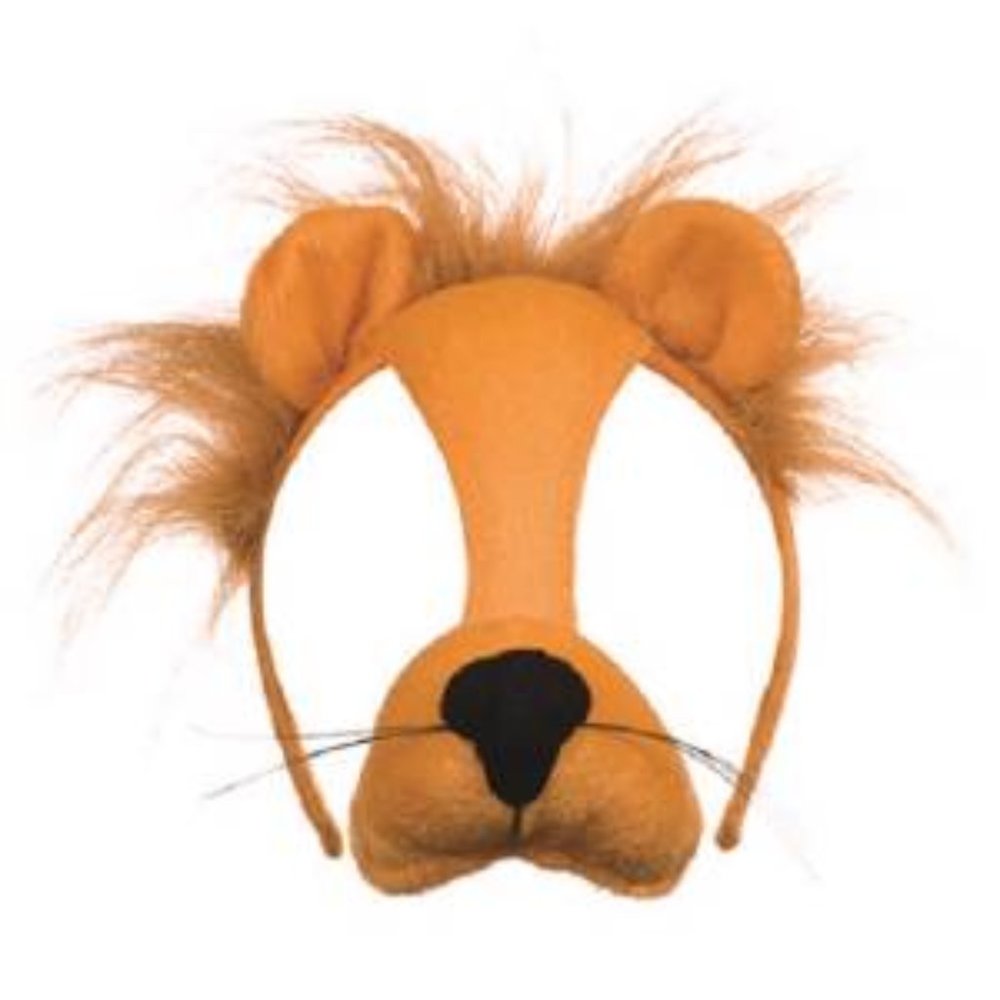 Lion Dress-Ups Animal Mask Headband NEW